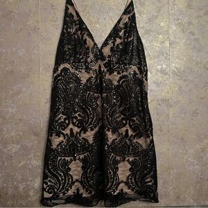 FREE PEOPLE sequin mini dress